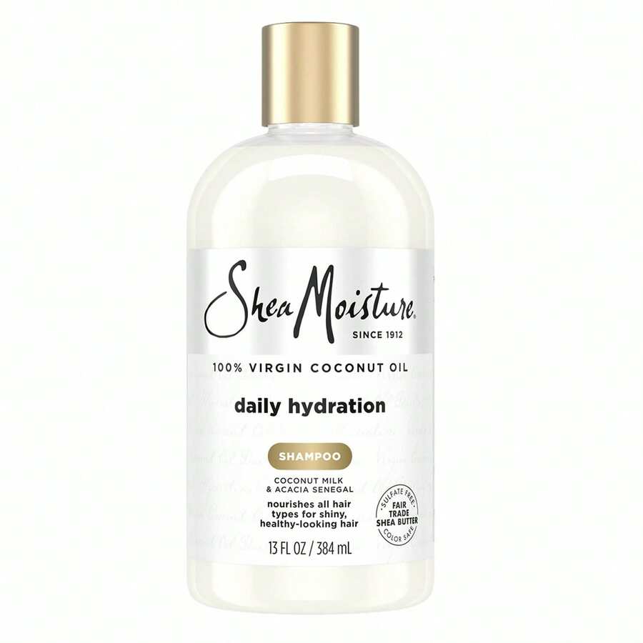 Shampoo hidratación aceite de coco 100% virgen limpieza profunda brillo suavidad natural restaurador cabello seco maltratado revitalizante fórmula nutritiva sin químicos agresivos aroma fresco uso diario - Gris Claro - Ver 1