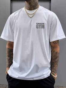 Fashionable Men's T-Shirt - Black - View 11