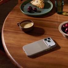 DECOPHONE 灰色纹理 MagSafe 手机壳，TPU+PC 防摔超薄保护壳，精准开孔，优质材料，兼容 Apple 17 - 灰色 - 查看 7