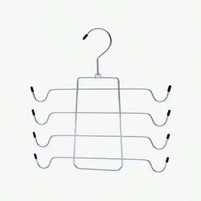 Metal Underwear Hanger With Multiple Layers To Save Space Thick And Seamless Design, Suitable For Tank Tops And Chest Storage