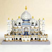 3200 pezzi Micro Mini Set di Mattoncini da Costruzione, Puzzle 3D di Architettura di Famosi Monumenti del Mondo, Inclusi Torre Eiffel, Taj Mahal, Colosseo, Louvre, Modelli in Scala Miniatura Reale, Allenamento per Destrezza delle Dita e Pazienza per Principianti, Decorazione per Casa e Ufficio, Regalo per Compleanni, Souvenir per Vacanze, Scelta per Hobbisti, Disponibili in Vari Stili e Forme, Confezione in Sacchetto - Multicolore (borsa) - Visualizzare 12