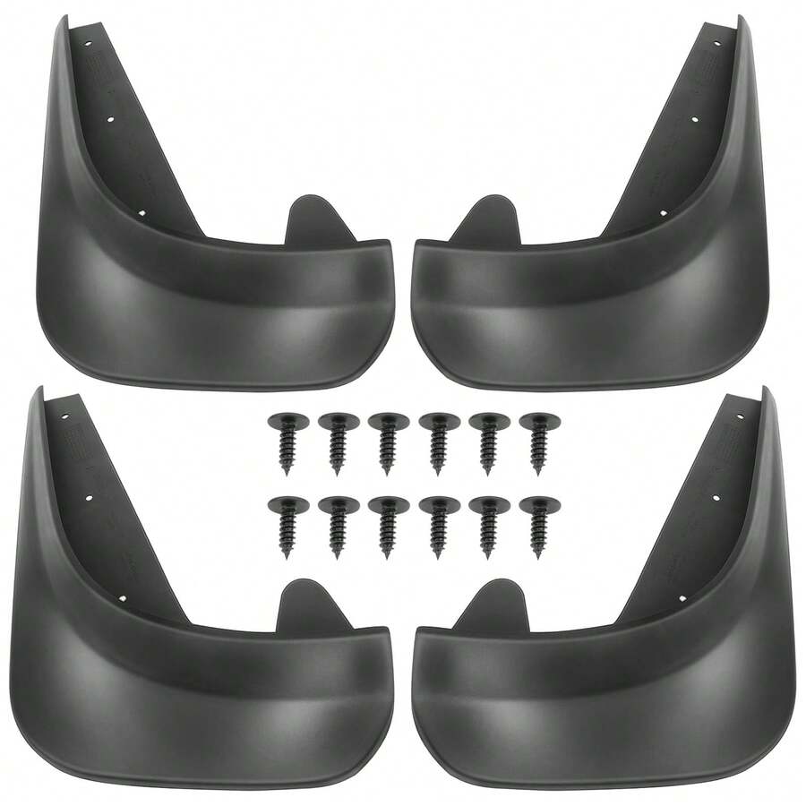 GCCSJ Mudguards,Mud Flaps,SCITOO Splash Guards Mud Flaps Fits For  For  Avalon For  Camry For  Celic For  Corolla Echo Matrix Mira MR2 Spyder,Made Of PVC, Waterproof, Sandproof, Wear-Resistant, And Scratch-Resistant. Easy To Install. Automotive Parts. - 4 Pieces - View 1