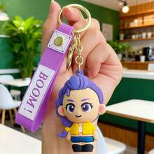 Hasbro Móc khóa KPOP hình hoạt hình Zoe Mira, mặt dây chuyền hình nhân vật anime, quà tặng nhỏ - Nhiều màu - Xem 6