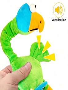 Squeaky Plush Bird Dog Toys For Small Dogs, Interactive Vocalization Pet Chew Toy With Sound, Cute No Stuffing Enrichment Toy For Puppies And Small Breeds, Perfect Holiday Gift For Dog Owners - 黃色 - 查看 2