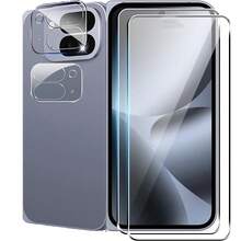 4pcs Set Screen Protector For 10A, Pixel 10 Pro Fold/Pixel 10/10 Pro XL/Pixel 10 Pro, High Definition Anti-Scratch Screen Protector, 3D Camera Black Lens Protector, Fingerprint Unlock, Anti-Scratch Tempered Glass Screen Protector, Applicable To Ultra-High Definition Phone Screen Protector, 3D Transparent Lens Protector, Protector, Support Fingerprint Identification - Clear - View 9