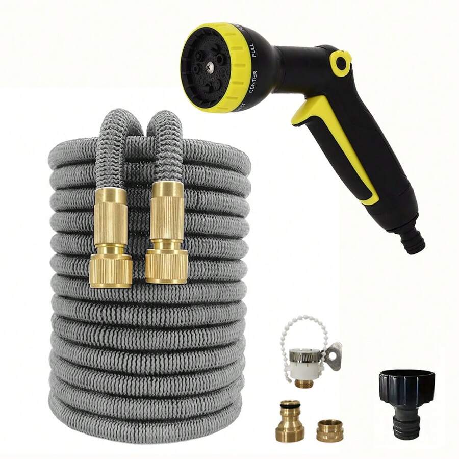 GOUN HOSE Vòi tưới cây đa năng có thể mở rộng, vòi rửa xe áp lực cao, chức năng phun nước, súng phun nước, vòi tưới vườn nhà. - A - Xem 1