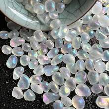 Chips de cristal de piedra lunar, decoración del hogar DIY, piedras desmagnetizantes, cristales de feng shui, relleno para macetas, jarrones, piedras decorativas para pequeños acuarios - A - Ver 3