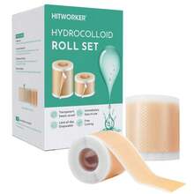 硅胶疤痕贴，硅胶疤痕胶带卷，可重复使用，专业疤痕去除贴，适用于剖腹产、烧伤等，防水 - 查看 2