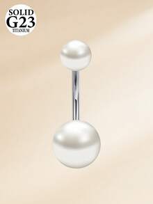 CIZME Khuyên rốn nổi bằng hợp kim titan 14G G23 dành cho nữ, khuyên rốn phẳng đính đá CZ, khuyên rốn hình trái tim cong, trang sức xỏ rốn 10mm - Bạc - Xem 9