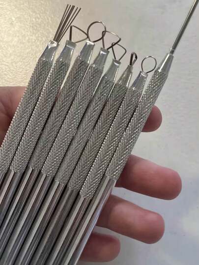 Bộ dụng cụ điêu khắc gốm chuyên nghiệp - Thích hợp cho đất sét/đất sét gốc dầu - Dao cắt tỉa chắc chắn, bộ dụng cụ điêu khắc đất sét chuyên nghiệp, dụng cụ tạo hình điêu khắc gốm, cọ tạo vân đất sét, dụng cụ cạo và dụng cụ điêu khắc chính xác gia dụng để tạo hình, định hình lại đất sét - Dụng cụ thủ công gốm sứ dành cho nghệ sĩ gốm.