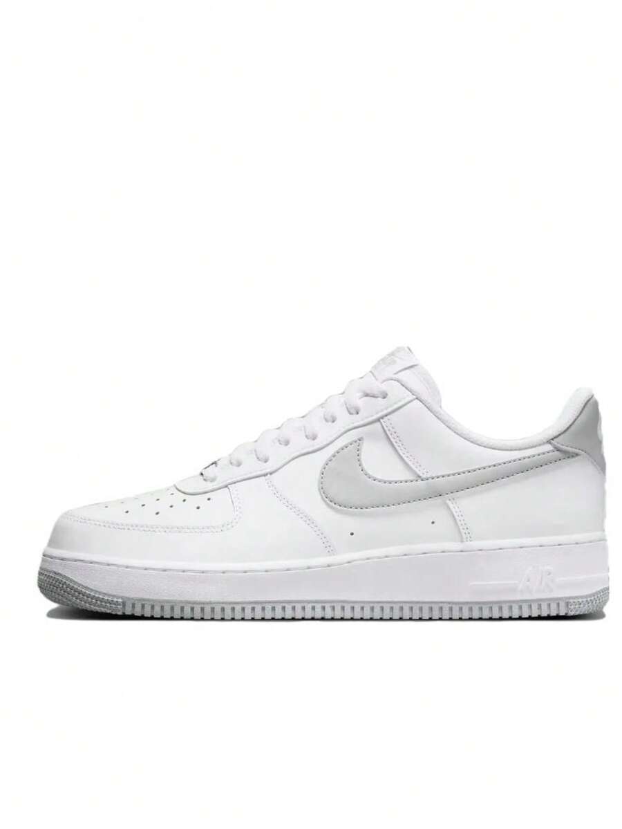 Giày thể thao đế thấp Nike Air Force 1 dành cho nam, thích hợp cho trượt ván. - Bạc - Xem 1