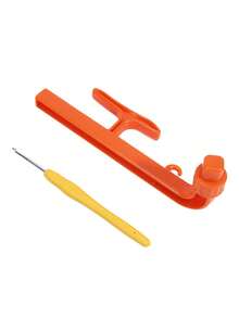 3-In-1 DIY Crochet Hook Holder, Used For Fixing Stitches, Yarn Knitting, Yarn Tension Adjustment, Crochet Tool Magic Circle - Multicolor - View 14