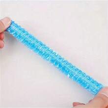50pcs Disposable & Sterile Hair Nets For Painting, Cleaning, Makeup, Eyebrow Shaping & Beauty Salon Use - Elastic, Waterproof Shower Caps With Polyester Material - Basic model - View 5