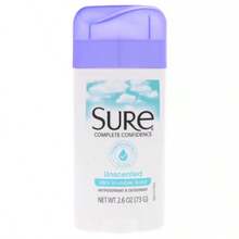 Invisible Solid Anti-Perspirant And Deodorant - Unscented By Sure For Uni- 2.6 Oz Deodorant Stick - Multi Scents - View 2