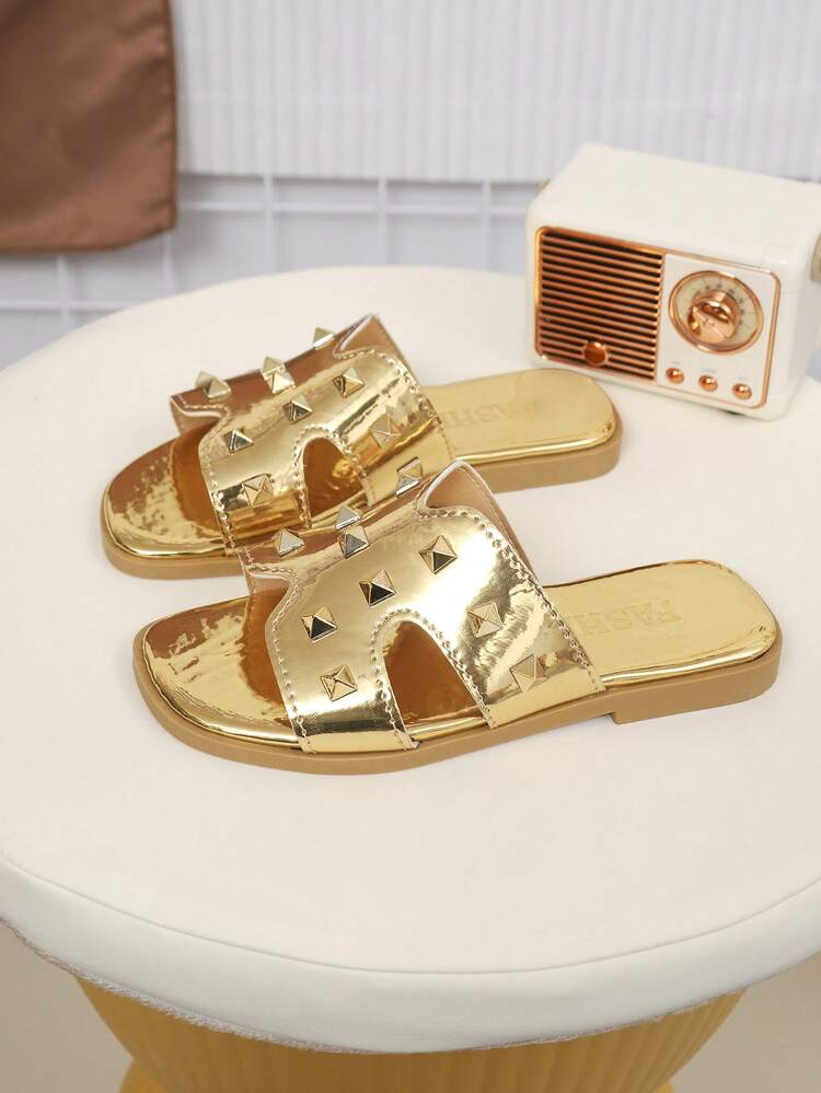 Dép lê unisex kiểu dáng giản dị mới năm 2026, thiết kế tối giản thanh lịch, thích hợp cho mùa hè. - Vàng - Xem 6