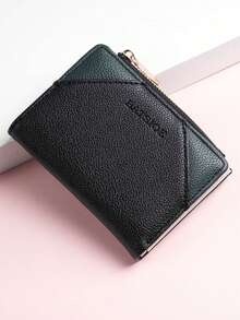 BATSIOE Mini Women's Short Wallet, Large Capacity, Card Slots & Zipper Pocket - Multicolor - View 7