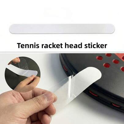 Transparent Racket Edge Protection Tape, Easy Apply Frame Guard For Tennis & Padel RacketsClear Frame Protector Tape For Tennis/Padel Rackets, Easy Apply Edge Guard,Padel Tennis Racket Protective Tape, Transparent Racquet Frame Protective Tape, Padel Tennis Racquet Accessories