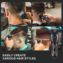 SOLIMPIA HT-670 Professional Hair Clipper – Barber Shop Precision In Your Hands - Black - View 8