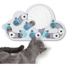Catstages By Nina Ottosson Melon Madness Puzzle & Play – Interactive Treat Puzzle Feeder For Cats, 12 Hidden Treat Compartments Slow Feeder, Durable & Easy-Clean, 10 Inches, Pink - Rainy Day - View 1
