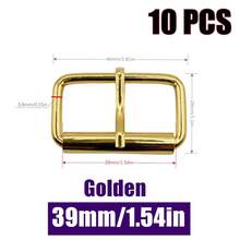 HSDOUBLE 10 chiếc khóa lăn kim loại, khóa thắt lưng, móc bấm, phụ kiện đồ da, túi xách, giày dép, vòng cổ chó. - 10 CÁI - Xem 26