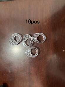 Transparent Door Handle Bumper Pads, Anti-Collision Ring Door Handle Protector, Wall Protector Sleeve - A - View 10