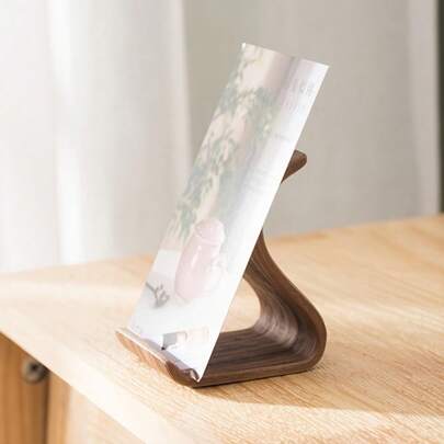 1 chiếc giá đỡ điện thoại bằng gỗ di động, giá đỡ trang trí bàn làm việc tối giản, quà tặng đa chức năng phù hợp cho tiệc tùng và Giáng sinh, giá đỡ điện thoại bàn làm việc, phụ kiện máy tính bảng, thiết kế tối giản, bằng gỗ