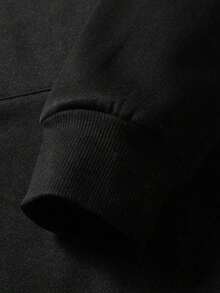 Halloween Hoodie Pumpkin Spider Sweater Printed Hoodie Men, All Saints'Day Human Skeleton  Back Print,Single-Layer Fleece, Casual And Comfortable Velvet Street Wind Long-Sleeved Hooded Sweater, Autumn And Winter Sports Top Hoodies.Warm And Comfortable - Black-7 - View 4