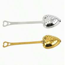 Heart-Shaped Tea Infuser Set Made Of 304 Stainless Steel, With A Reusable Tea Strainer And Filter, Perfect For Wedding Gifts Or Home Décor. - Multicolor - View 9