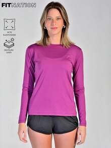 Women Sports Tees & Tanks - Purple - View 2