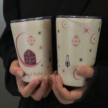 Stainless Steel Rabbit Design Coffee Cup, Portable Insulated Travel Mug - Multicolor - View 2