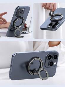 1 chiếc giá đỡ điện thoại từ tính hai vòng, vòng từ tính mạnh MagSafe, giá đỡ để bàn đa chức năng, miếng dán từ tính cho ốp điện thoại. - Nhiều màu - Xem 3