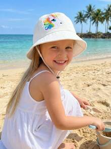 1pc Rainbow Unicorn Bucket Hat, Foldable Lightweight Sun Hat For Kids, Suitable For All Seasons, Ideal For Outings, Travel, School Activities, Outdoor Use - 1PC - View 4