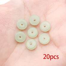 20个圆形玻璃和平扣吊坠，祝福扣挂件，适用于DIY项链、手链、耳环等首饰制作工艺品，尺寸：8/10/12/15/18/20/22/25毫米 - 彩色 - 查看 28