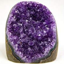 1 Pc A+ Quality Large Amethyst Raw Stone, Vibrant Purple Crystal Cluster, Suitable For Home Decoration, Jewelry Making, And Collection, - Purple - View 10