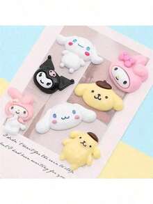 SANRIO Bộ 2 dây giày hoạt hình Hello Kitty - Dây giày co giãn không dệt, in hình, chất liệu sợi tổng hợp, có thể giặt tay, chi tiết xoắn, nhẹ, phù hợp với giày thể thao cổ cao và cổ thấp. - Nhiều màu - Xem 10