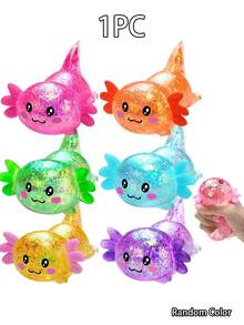1/4个闪光水晶怪兽，柔软慢回弹，粘性减压玩具，Taba Squishy，旅行便携式指尖挤压玩具，Squisy，适合所有年龄段自闭症儿童，理想的节日礼物，斋月礼物，可爱小玩意，生日礼物，复活节礼物，万圣节礼物，圣诞节礼物，圣诞袜填充物，指尖玩具，儿童派对礼物，蓝色适合男孩，粉色适合女孩，儿童游戏，儿童玩具，男孩游戏，女孩游戏，儿童游戏。 - 彩色 - 查看 22