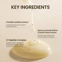 成分：肌肤屏障舒缓乳液 | 轻盈保湿，适用于干性、敏感性肌肤 | 积雪草、9种胜肽复合物、葡萄糖，舒缓、镇静、保湿 | 纯素，韩国护肤品 (7.43 液体盎司) - 積雪草 - 查看 6