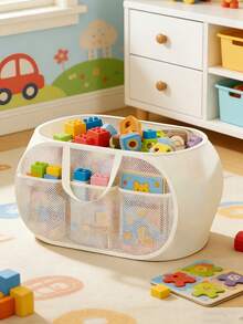 1pc Multi-Layer Storage Basket, Large Capacity Mesh Laundry Basket, Multipurpose Durable, Suitable For Household Clothing Storage, Also Can Store Blocks, Puzzles And Small Models In Children's Room - Multicolor - View 1