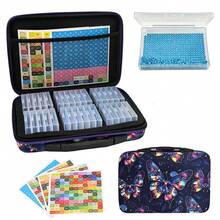 Diamond Painting Tools, Storage Box, Butterfly Flower Dot Diamond Tray To Store Nail Art Tools And Other Multi-Functional Storage Diamond Painting Accessories - Sets - View 10