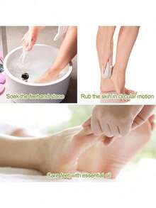 1/2pcs Natural Pumice Stone Foot/Hand Scraper, Callus Remover, Exfoliating Foot Care Tool - Multicolor - View 2