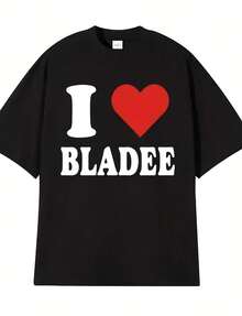 I Love Bladee Drain Gang Graphic Print T Shir 's Wo Fashion Vintage T-Shirasual Cotton Oversized Short Sve T Shirt220g Heavyweight 100% Cotton T-Shirt. Butterfly Print. Unisex Sizing. Round Neck Inspirational T-Shirt. Cute And Beautiful Y2K-Inspired Summer Top, Perfect For The Outdoors, Home, Work, Or Street Wear. Casual, Loose-Fitting Everyday T-Shirt. - 黑色 - 查看 1