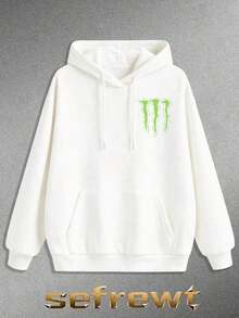 Hoodie, Off-Road Motorcycle Cross-Country Fox Racing  Ink, Suitable For Cross-Country Enthusiasts, Men's Wear, Street StyleWarm And Comfortable - 白色 - 查看 4