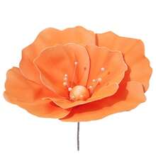 Large Artificial Poppy Foam Flower, Artificial Flower Heads For Wedding Backdrop, Stage Decor, Corridor Guidance, Home Decor, Center Piece, Valentine's Day, Graduation Ceremony - Multicolor - View 16