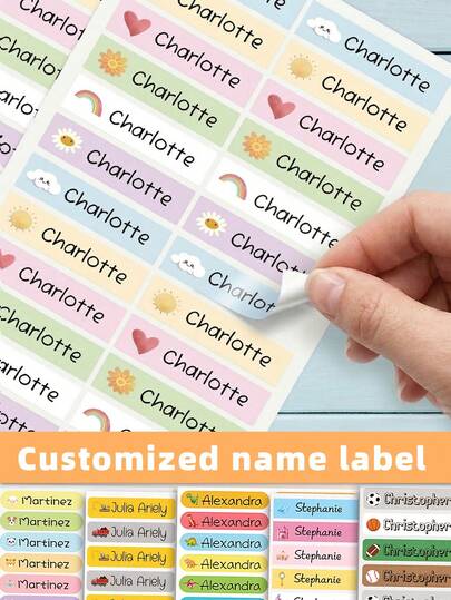 1-170 Miếng Nhãn Dán Tên Tùy Chỉnh, Chống Nước, Chống Dầu, Nhãn Hiện Đại, Nhãn Dán Cá Nhân Hóa, Nhiều Kiểu Dáng, Nhãn Dán Phân Loại, Thích Hợp Cho Túi Tập Thể Dục, Đồ Dùng Cần Thiết Cho Trại Hè, Có Thể Dán Trên Vali, Kết Hợp Nhận Diện và Thẩm Mỹ, Bền, Trang Trí Cao, Chất Lượng Cao, Độc đáo, Dễ Nhận Biết, Tạo Không Khí Ấm Áp, Món Quà Lý Tưởng Cho Gia Đình, Con Trai, Con Gái và Bạn Bè, Hoàn Hảo Cho Ngày của Mẹ, Mùa tựu Trường, Sự Kiện Thể Thao, Kỷ Niệm.