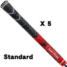 All-Weather Hybrid Golf Club Grip - Larger Grip Area For Hands - Brushed Cotton Rope & Granular Texture - Gray - Multicolor - View 15