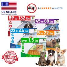 Frontline Plus For Dogs Or Cats 5 - 132 Lbs Multiple Sizes, 3 Dose Or 6 Dose Control Flea And Ticks Fast Acting And Freeshipping US - Chó nhỏ, nặng từ 5 đến 22 lbs (khoảng 2,3 - 10 kg) - Xem 1