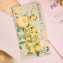Marcapáginas metálicos surtidos - Elegantes marcapáginas florales calados para lectura - Estilo 1 - Ver 6