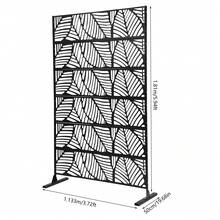 Indoor/Outdoor Privacy Screens And Panels For Patio Metal Privacy Fence Screen - Black - View 4