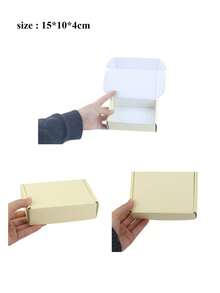 1pc Macaron Color Gift Box, Rectangular Or Square Shape, Suitable For Holiday Gifts, Birthday Gifts, Packaging/Shipping/Apparel Packaging, Storage Box - Multicolor - View 24