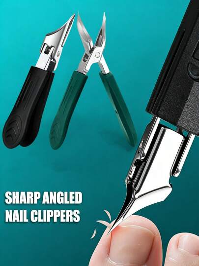 1 chiếc bấm móng tay đầu vát lớn có rãnh móng - Thiết kế dành cho móng dày, bằng thép không gỉ, thích hợp cho móng dày và móng mọc ngược - Kích thước lớn, thiết kế mỏ chim ưng, bằng thép không gỉ, dành cho người lớn và người cao tuổi để làm sạch móng chân và bàn chân.